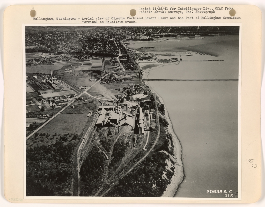 Photo: 1941 – Bellingham, WA, from the air